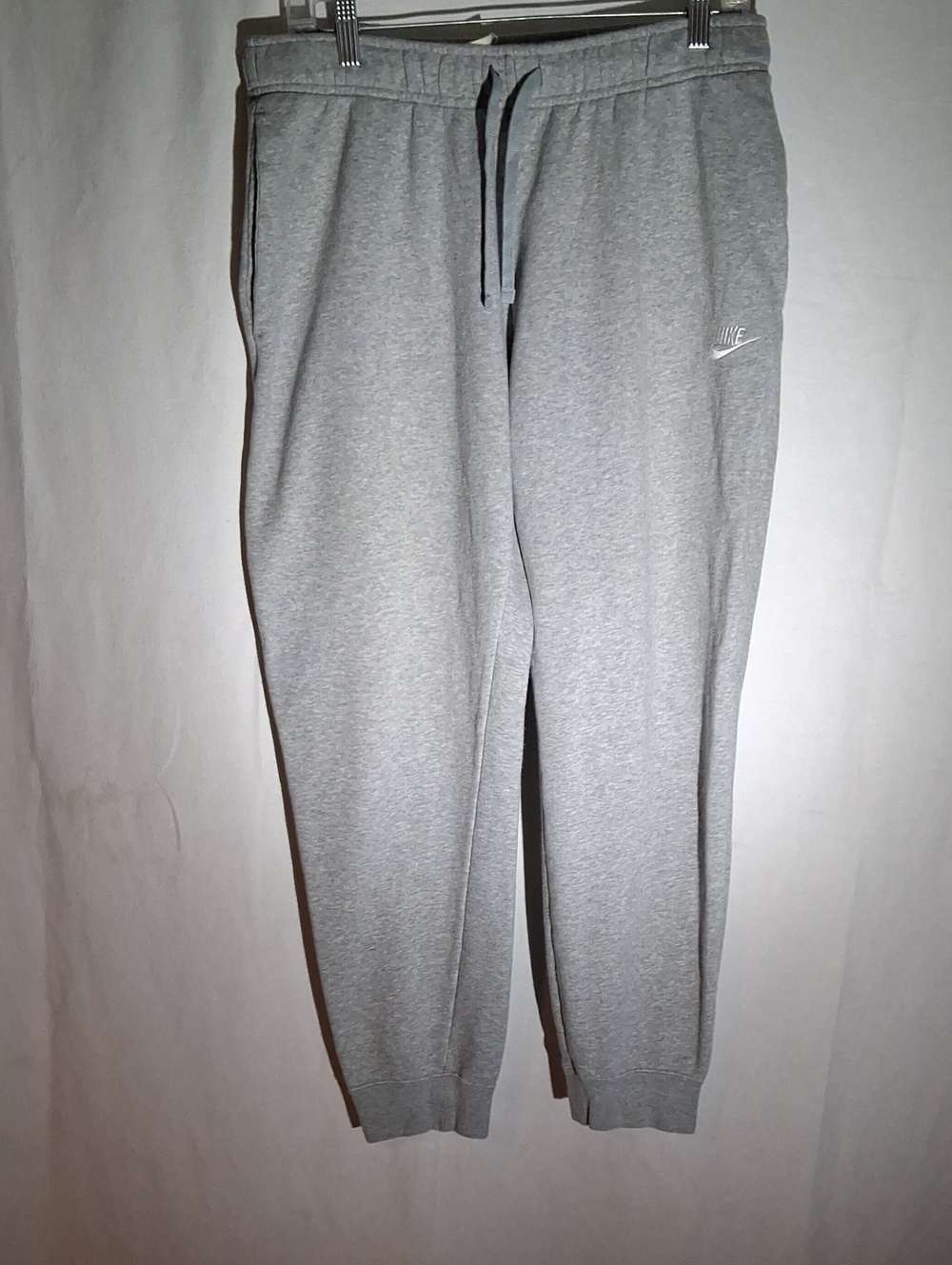 Gray Nike Club Fleece Joggers